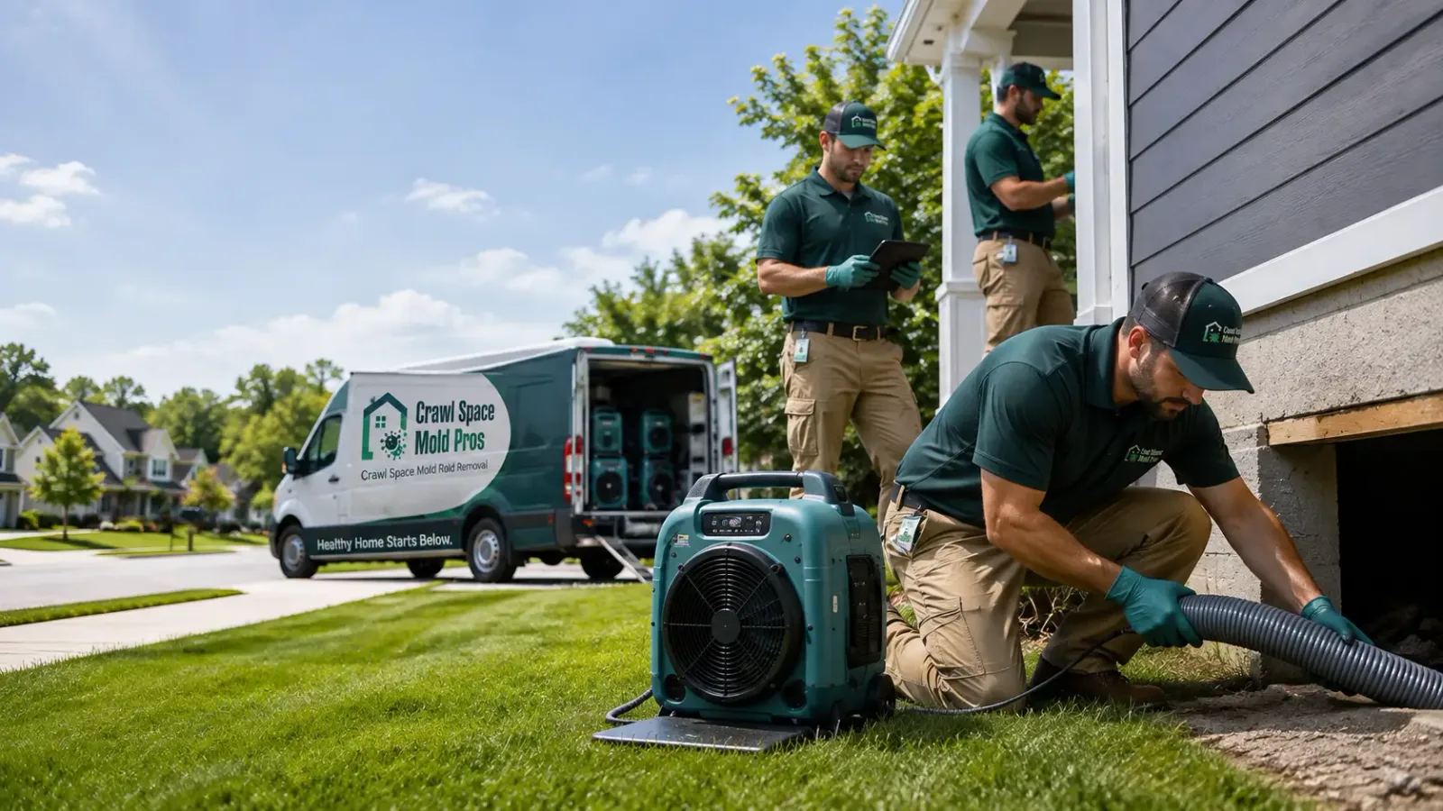 Crawl Space Mold Removal in Butler, OH